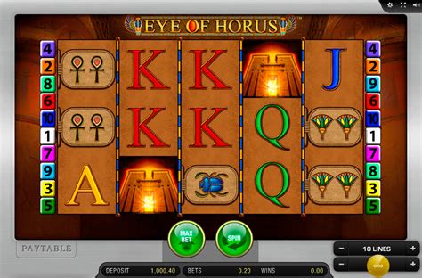 eye of horus merkur online casino